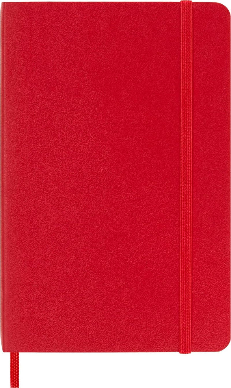 Moleskine Classic Leather Notebook, Hard Cover, Large (5" x 8.25") Ruled/Lined, Bordeaux Red, 176 Pages - Image 2