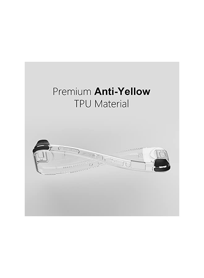 بروماس OLED لطراز Nintendo Switch OLED: غطاء حماية شفاف قابل للإرساء مع مقابض قابلة للتبديل [ليناسب جميع أحجام الأيدي] [بدون حقيبة حمل] - OLED أبيض - Image 4