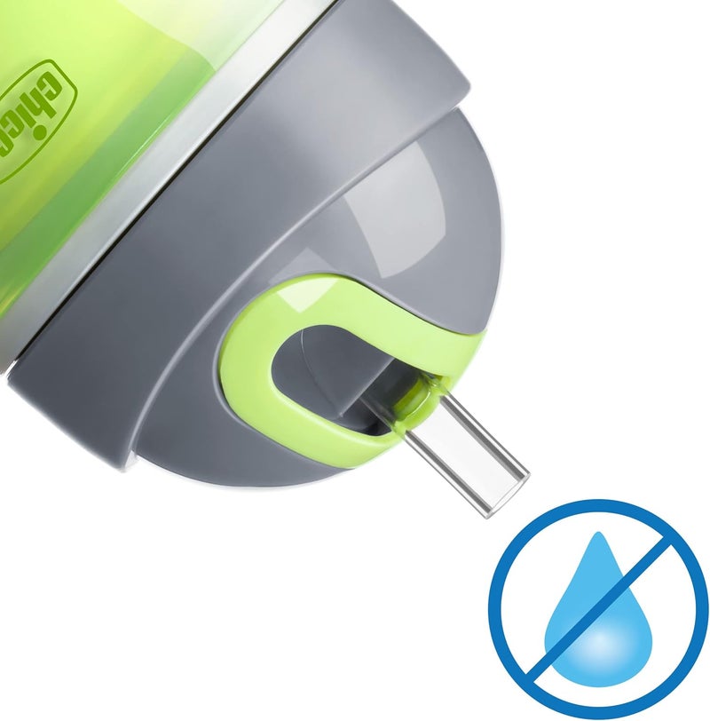 Chicco 9oz. Double-Wall Insulated Flip-Top Sippy Cup with Silicone Straw and Spill-Free Lid - Image 3