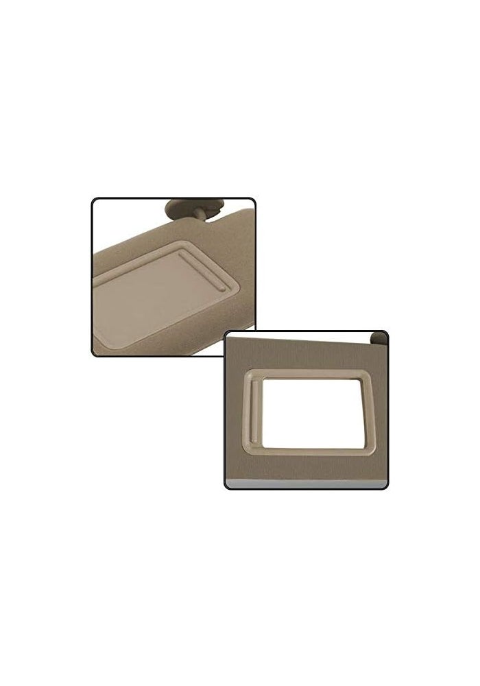 Wivplex Beige Sun Visor Replacement for Toyota Tacoma 2005-2012 - Image 3