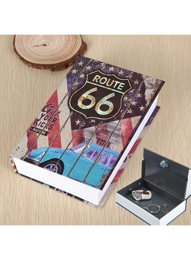 Medium Secure Dictionary Money Hide Box With Key Lock Portable Safe For Cash Jewelry Passports - Image 2