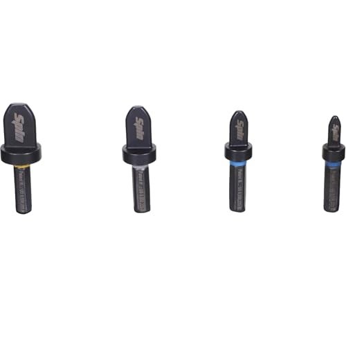 Spin Tools 4000 4-Piece Drill Bit Swaging Tool Set 1/4, 3/8, 1/2, 5/8-Inch - Image 1