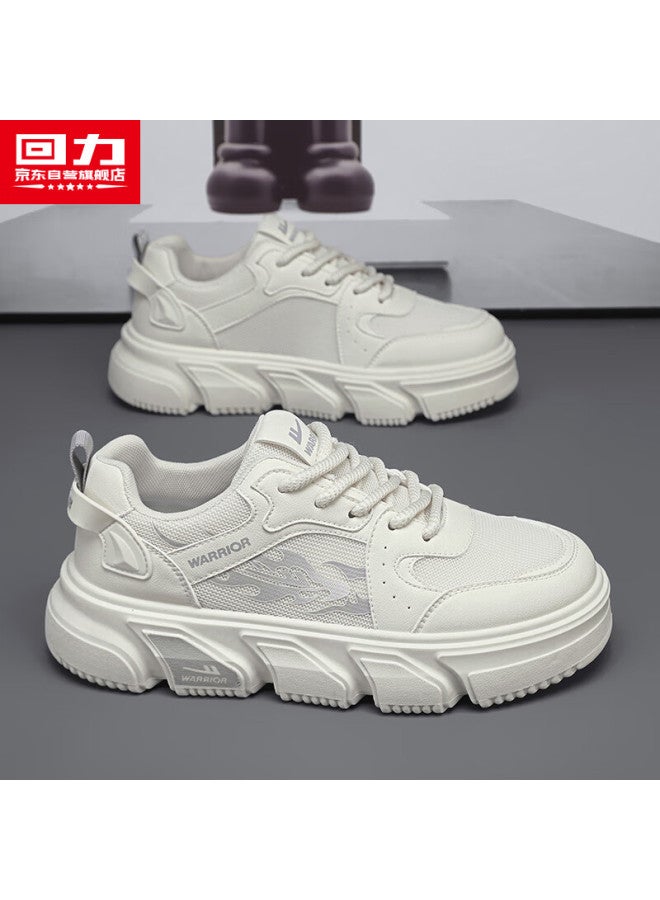 Warrior Official Men's Sports Shoes Autumn New Breathable Mesh Shoes Men Light Gray Size 43