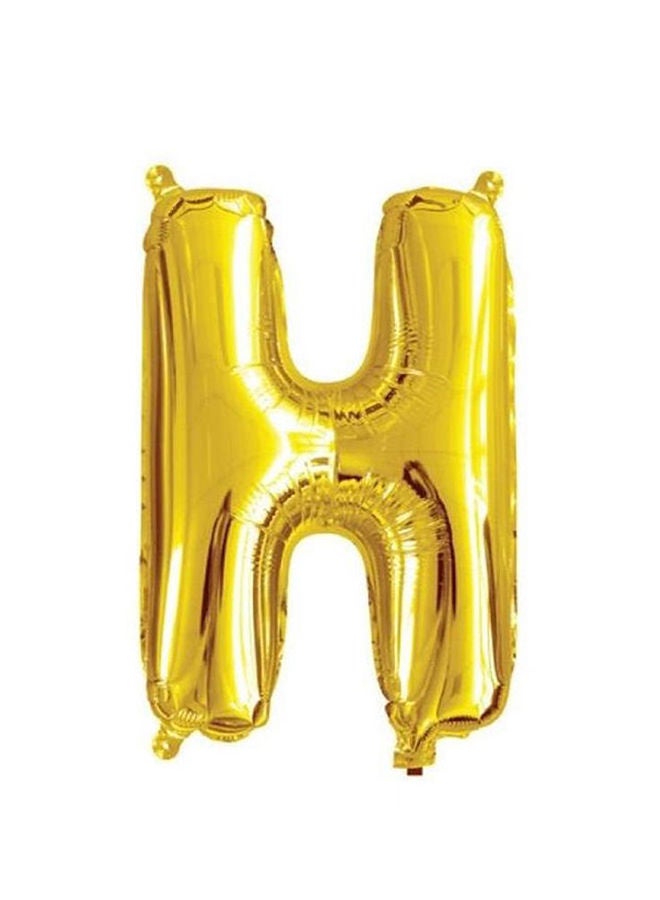 NIBEMINENT Letter H Shaped Party Decorative Foil Balloon - Image 1
