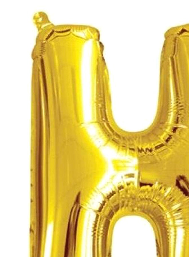 NIBEMINENT Letter H Shaped Party Decorative Foil Balloon - Image 2
