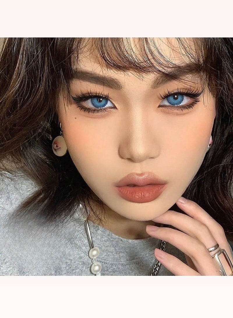 يونيبلينغ عدسات لاصقة سنوية ملونة جوبيتر الأزرق - Image 1