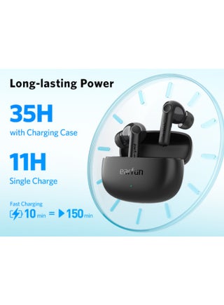 EarFun Air Life Wireless Earbuds with 12mm Drivers, Bluetooth 5.4, 4 Mics AI ENC Clear Calls, 35H Playtime, Fast Charging - view 3