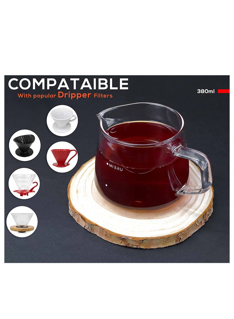 MIBRU إبريق تقديم القهوة زجاجي 400 مل - Image 5