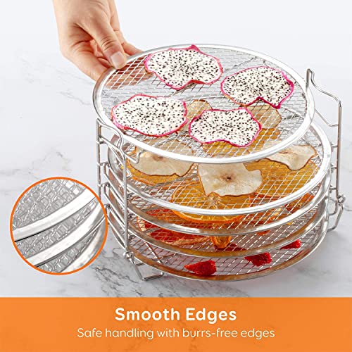 Goldlion Dehydrator Rack Stainless Steel Stand Accessories Compatible with Ninja Foodi Pressure Cooker and Air Fryer 6.5 and 8 Quart, Instant Pot Air Fryer 8 Qt - Image 4