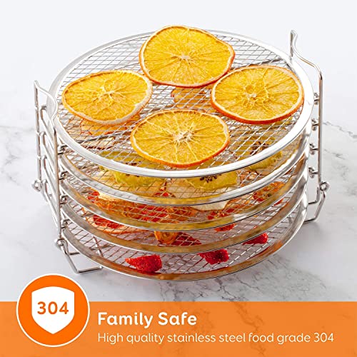 Goldlion Dehydrator Rack Stainless Steel Stand Accessories Compatible with Ninja Foodi Pressure Cooker and Air Fryer 6.5 and 8 Quart, Instant Pot Air Fryer 8 Qt - Image 3