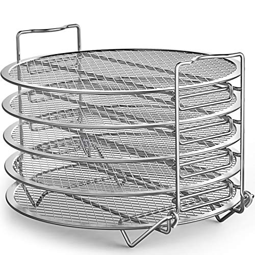 Goldlion Dehydrator Rack Stainless Steel Stand Accessories Compatible with Ninja Foodi Pressure Cooker and Air Fryer 6.5 and 8 Quart, Instant Pot Air Fryer 8 Qt - Image 1