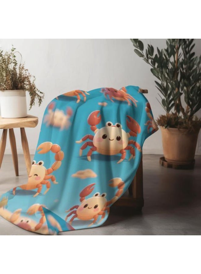 عام بطانية رقيقة من الفانيلا الكرتونية للأطفال والرضع (دافئة ومريحة، ومناسبة للنوم والألعاب) 70 سم * 100 سم - Image 5