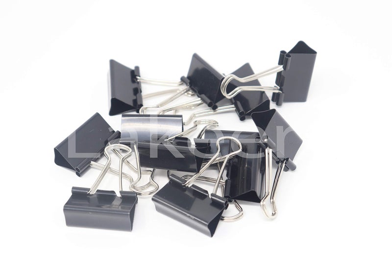 Lakeer Paper Holding Binder Clips 0.6 inch (15mm) - 24 Pcs - Image 1