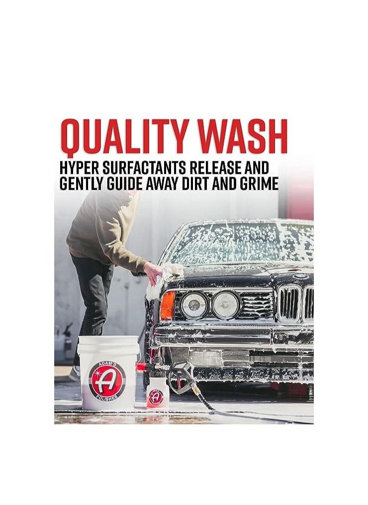 Adam's Polishes - Adam’s Mega Foam Cannon Car Wash Kit & Car Detailing Pressure Washer Tool Use W/Car Wash Soap & Car Cleaning Wash Brush Build Car Cleaning Kit W/Car Wax Clay Bar Ceramic Coating Wheel Cleaner. - Image 1