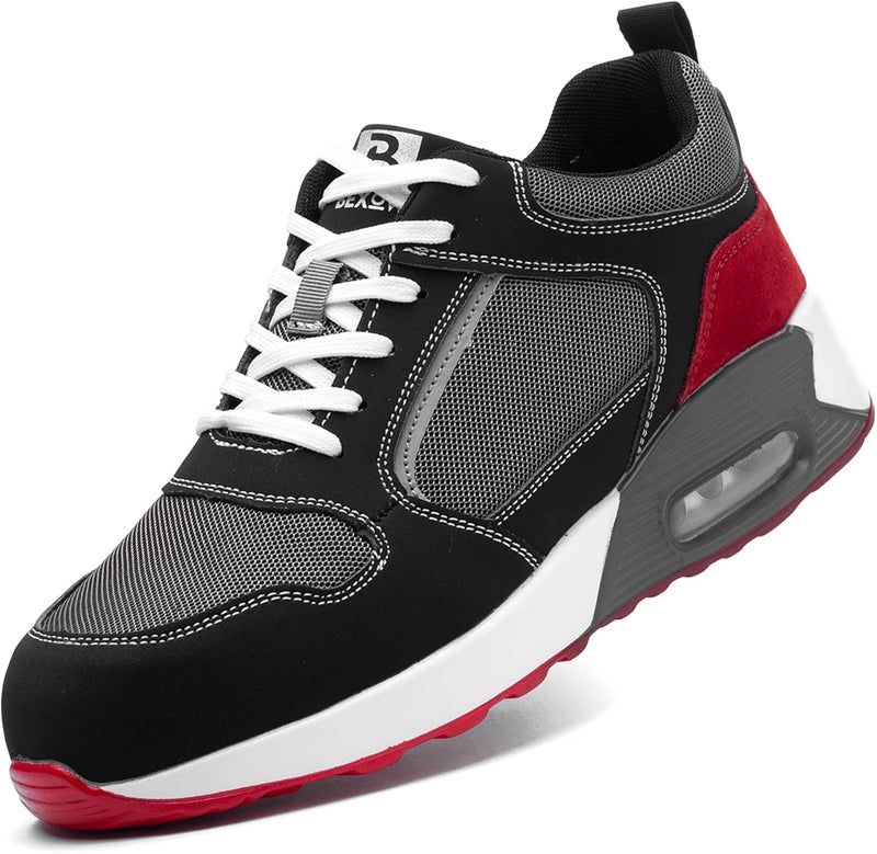Bexow Premium Safety Shoes Steel Toe Lightweight Sneakers Industrial Footwear for Men and Women - Image 1