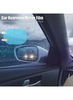 Generic 4 Pieces Anti Fog Film Car Rearview Mirror Film Rainproof Waterproof Film Protective Mirror Film Anti Fog HD Clear Nano Coating for Universal Car Mirrors and Side Windows  - Image 4