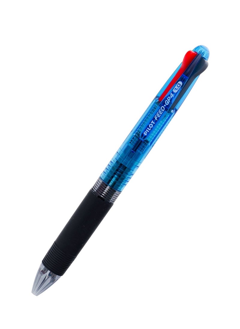 PILOT GP4 Muti Ink Ballpoint Pen 1.0mm Tip Blue Barrel  - Image 1