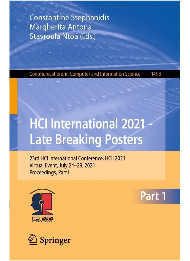 HCI International 2021 - Late Breaking Posters: 23rd HCI International Conference, HCII 2021, Virtual Event, July 24-29, 2021, Proceedings, Part I 
