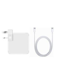 Generic USB Type C Wall Plug Power Adaptor PD Charger Replacement 96W with 200cm Cable for 2016 MacBook Pro 15 inch 13 inch and Type C Mobile and iPhone  - Image 1