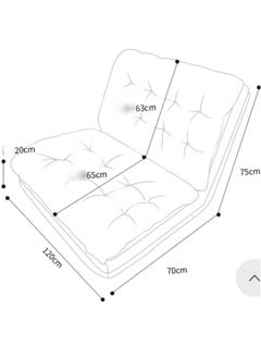 Lazy Boy Chair, Folding Sofa Bed Fabric Couch Lounge with 5 Adjustable Reclining Position, Can Lie and Sleep Small Household Tatami - pzsku/Z6DBA5908EA6AB013BA2BZ/45/_/1733812304/d77b3e04-1f14-47bc-916c-f617d320ae98