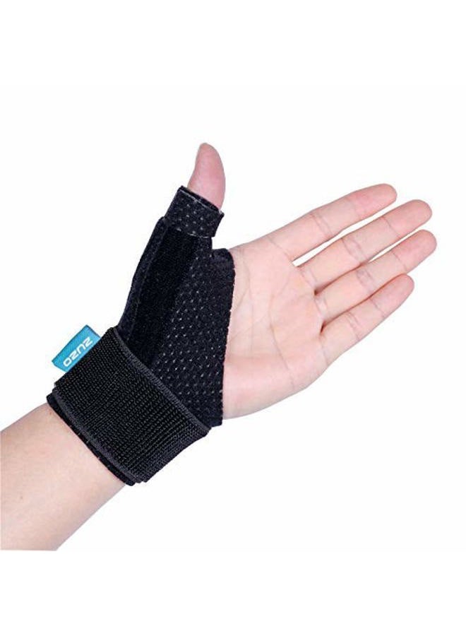 2U2O Compression Reversible Thumb & Wrist Stabilizer Splint(Improved Version) for BlackBerry Thumb, Finger, Pain Relief, Arthritis, Tendonitis, Sprained, Carpal Tunnel, Stable, S-M - Image 1