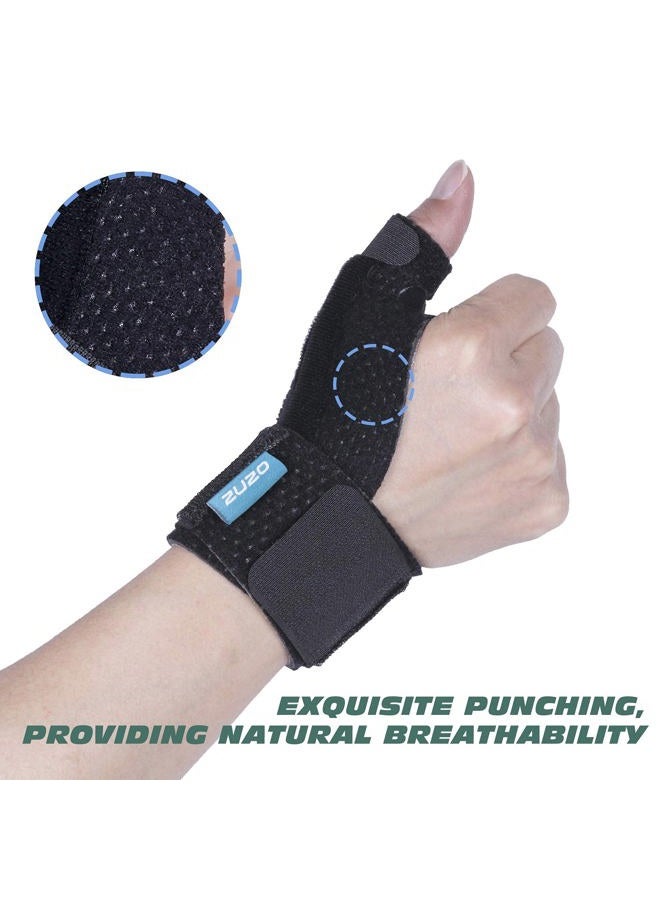 2U2O Compression Reversible Thumb & Wrist Stabilizer Splint(Improved Version) for BlackBerry Thumb, Finger, Pain Relief, Arthritis, Tendonitis, Sprained, Carpal Tunnel, Stable, S-M - Image 5