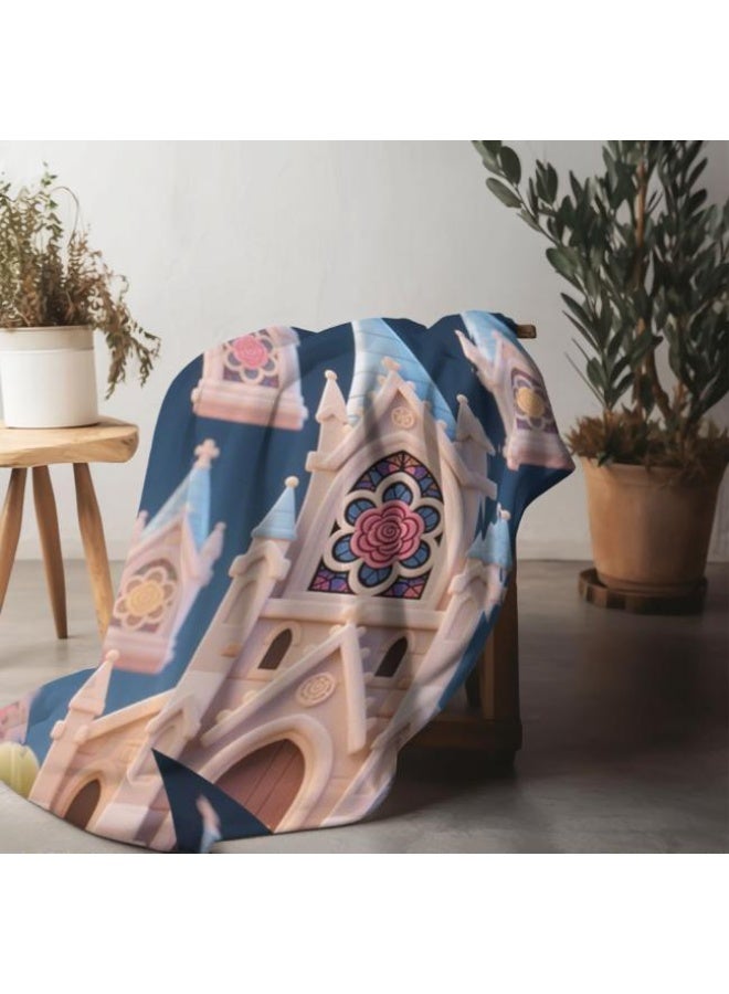 عام بطانية رقيقة من الفانيلا الكرتونية للأطفال والرضع (دافئة ومريحة، ومناسبة للنوم والألعاب) 70 سم * 100 سم - Image 5