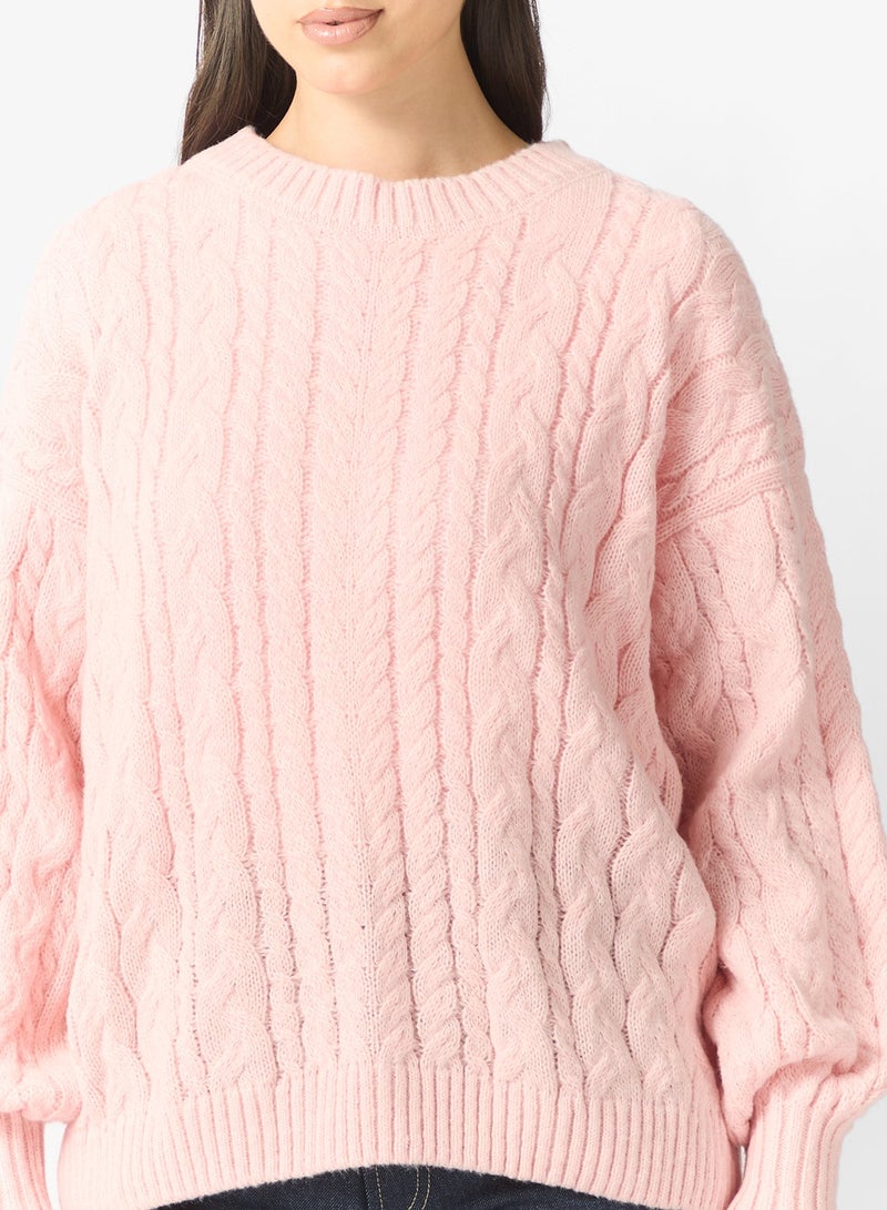 ELLA Cable Knit Jumper - Image 3