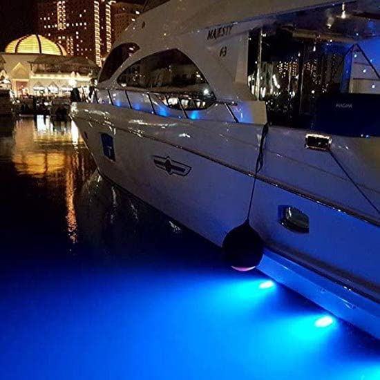 Lumitec SeaBlazeX2 Underwater LED Light - 6000 Lumens, Dual Color White/Blue & RGBW Spectrum - Solid l Bronze - PLI Enabled, Easy Surface Mount Design - 3-Year Warranty - Boat Lighting, White/Blue - Image 2