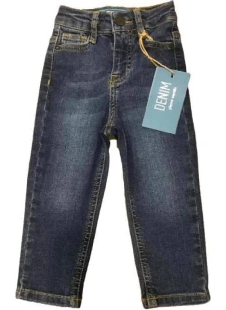 بيير كاردان Kids Denim Trousers Jean Blue