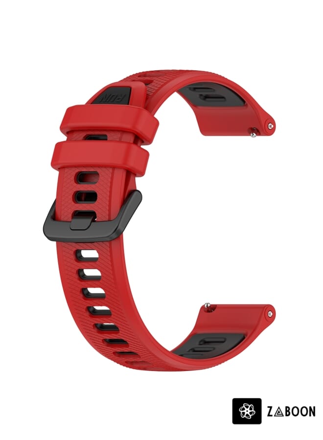 Zaboon Watch Band For Huawei GT2 Pro 22mm Sports Two-Color Silicone - Image 2