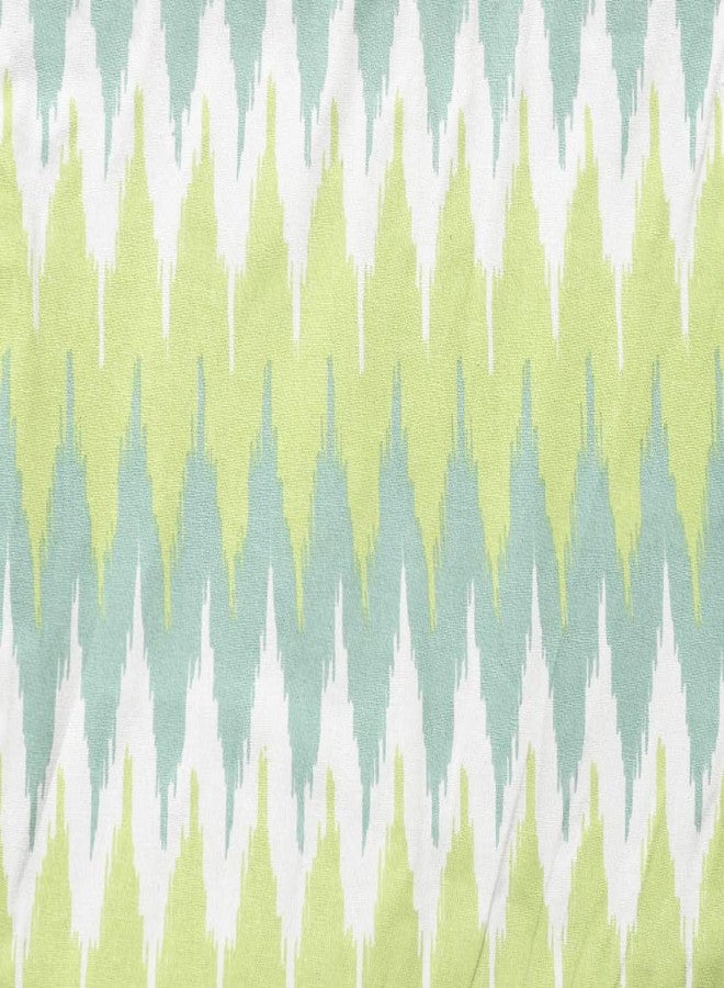 Dekor World 18 Piece Cotton Ternion Printed Aqua Green Place Mat and Napkin Set for Dinning and Center Table (33x47 Cm or 13x19 Inch) - Image 2