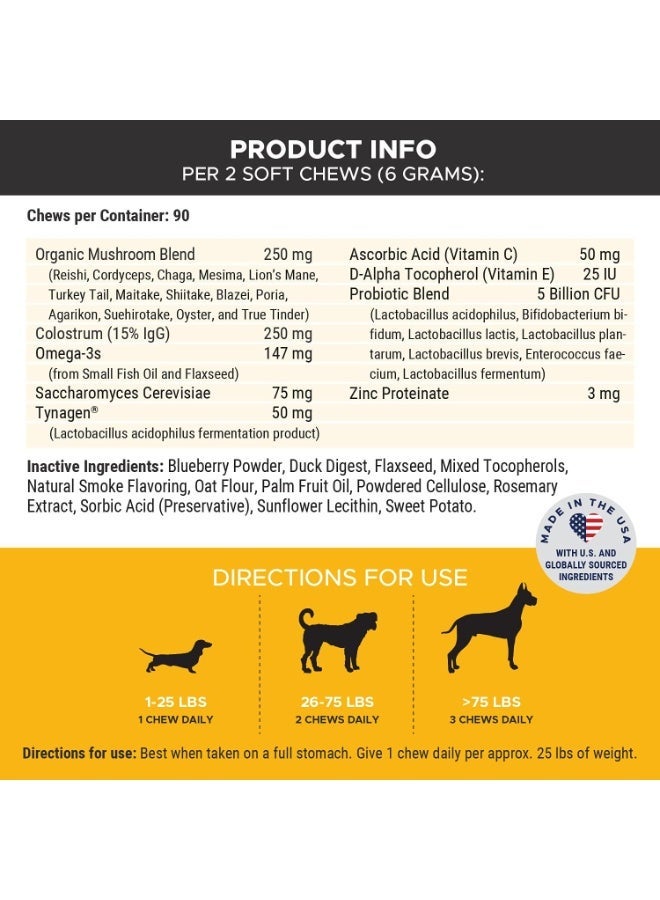 Pet Honesty PetHonesty Allergy Relief Immunity Supplement for Dogs - Omega 3 Salmon Fish Oil, Colostrum, Digestive Prebiotics & Probiotics - for Seasonal Allergies + Anti Itch, Skin Hot Spots Soft Chews - Image 5