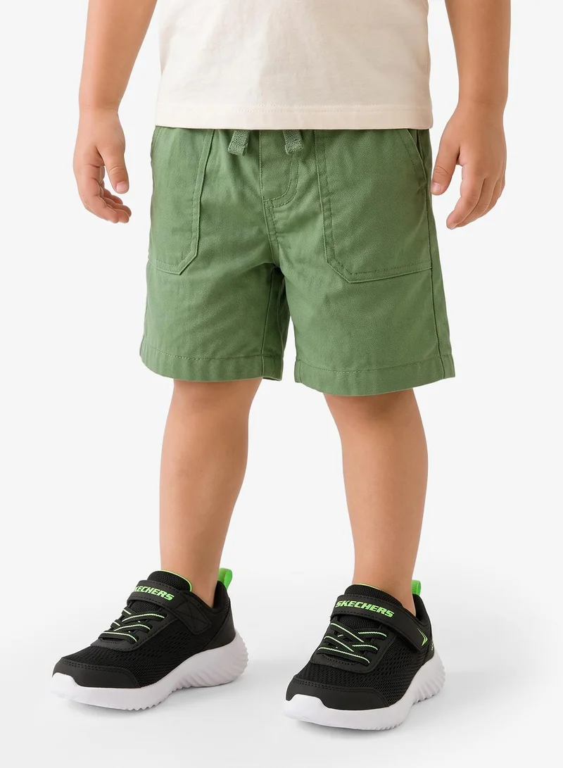 Skechers BLACK TEXTILE / SYNTHETIC / LIME TRIM Infant Bounder for Men | Best Price UAE