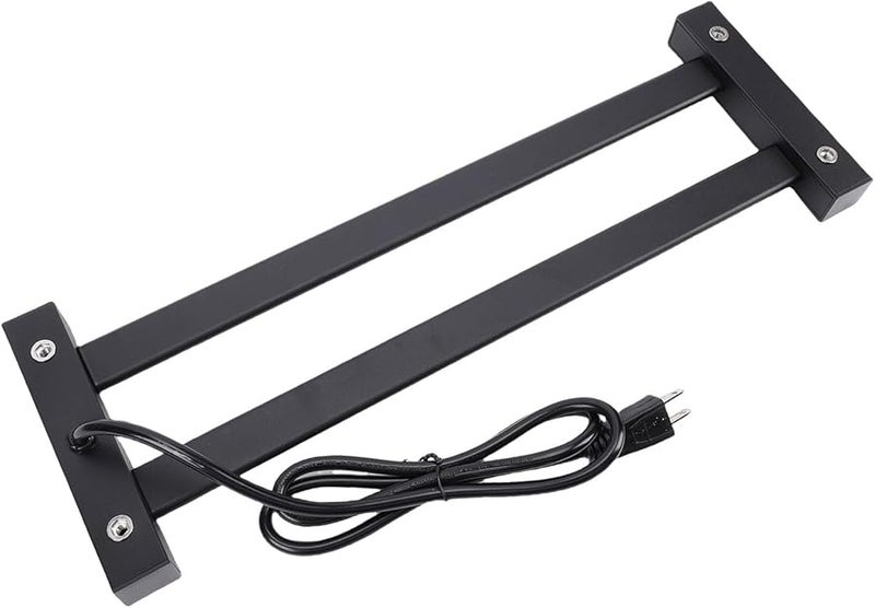 Electric Towel Warmer Fast Heating Drying Rack IPX4 Waterproof Space Aluminum For Bathroom Kitchen US Plugs - Image 1