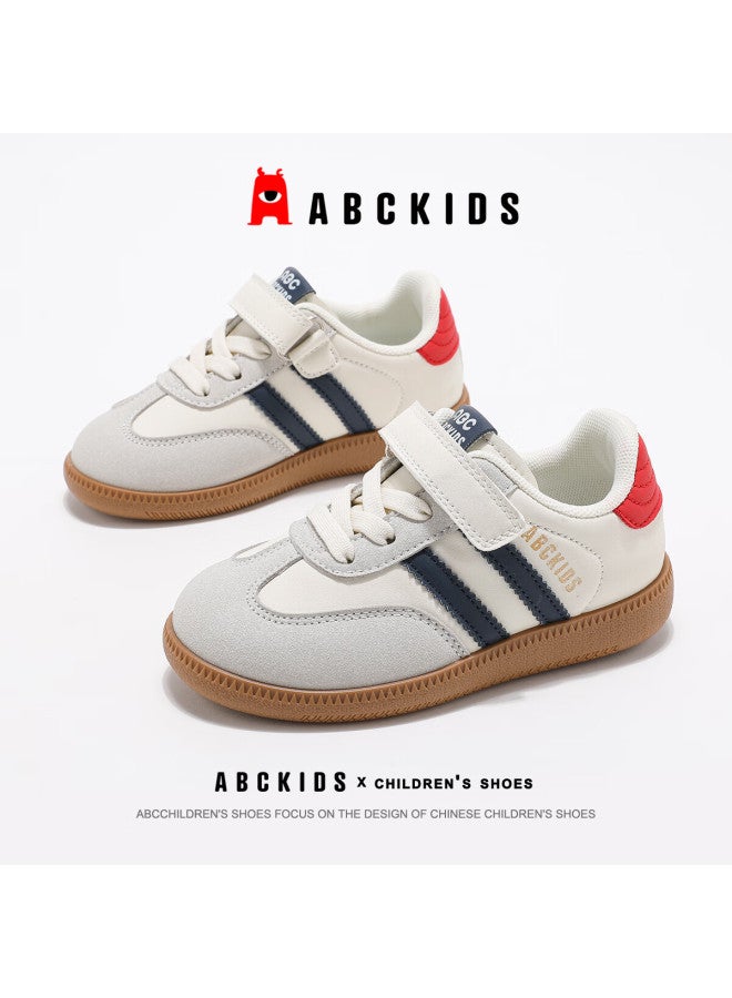 Abc Kids Children's German Training Shoes, Autumn Kids' Shoes, Boys' And Girls' Casual Sneakers, Skateboard Shoes, 3054 Blue And Red, Size 29 - Image 1