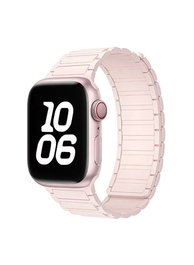 Watch Band Compatible for Apple Watch Series Band 42mm 44mm 45mm 46mm 49mm women, Genuine Leather Double Tour Designed Slim Replacement Strap for iWatch Series10 9 8 7 6 SE - Image 1