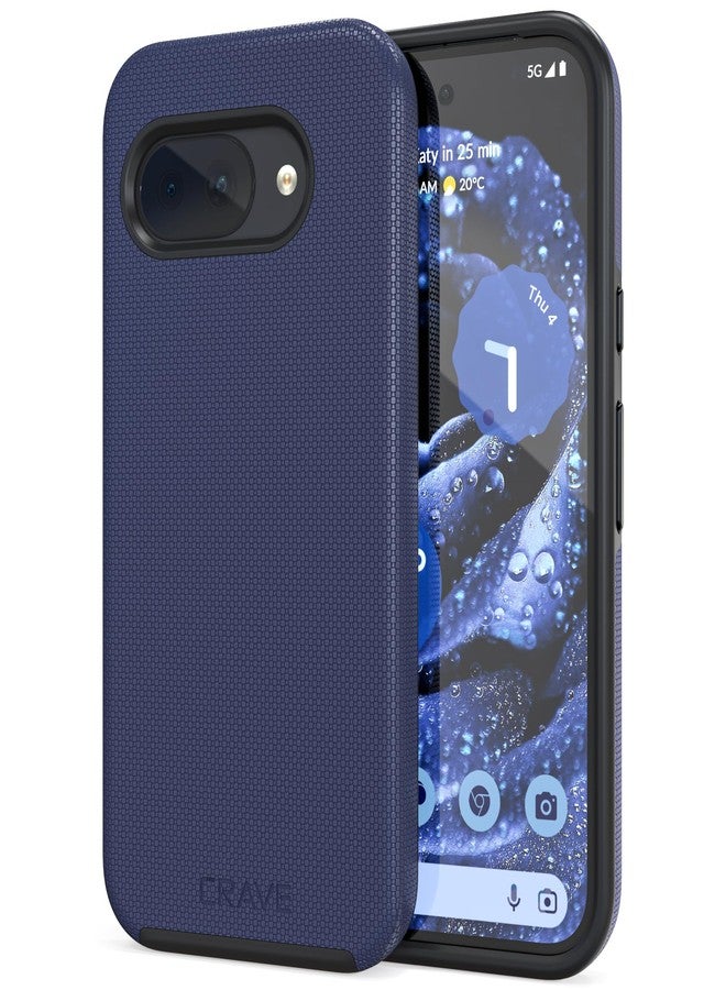 كريف جراب Crave Dual Guard متوافق مع Google Pixel 9a، جراب مزدوج الطبقات مقاوم للصدمات لهاتف Google Pixel 9a - أزرق داكن - Image 1