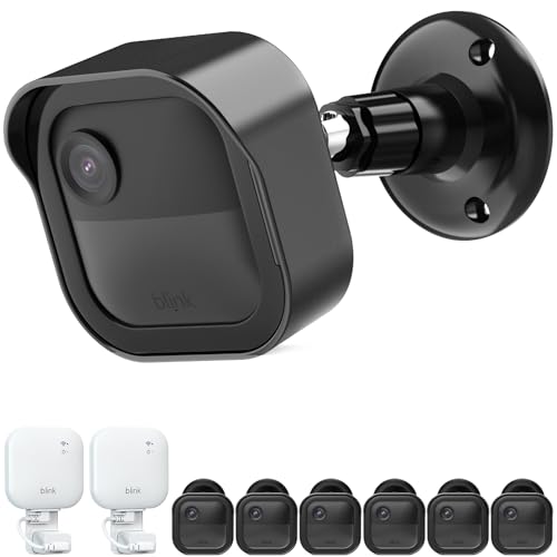 Pefecon Camera Mount for Blink Outdoor 4 4th Gen and Outdoor 3rd Gen 6 Pack Weatherproof Protective Housing and 360 Degrees Adjustable Mount with 2 Pack Blink Sync Module Mount - Image 1