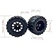 ZRRC Preglued RC 28 Monster Truck Tires and Wheels Mounted 12mm Hex for 110 Traxxas Stampede Rustler VXL 4x4 2WD Redcat Volcano EPX ProUpgrade 110 Scale RC Truck Tires Wheels MT Tyres - Image 4