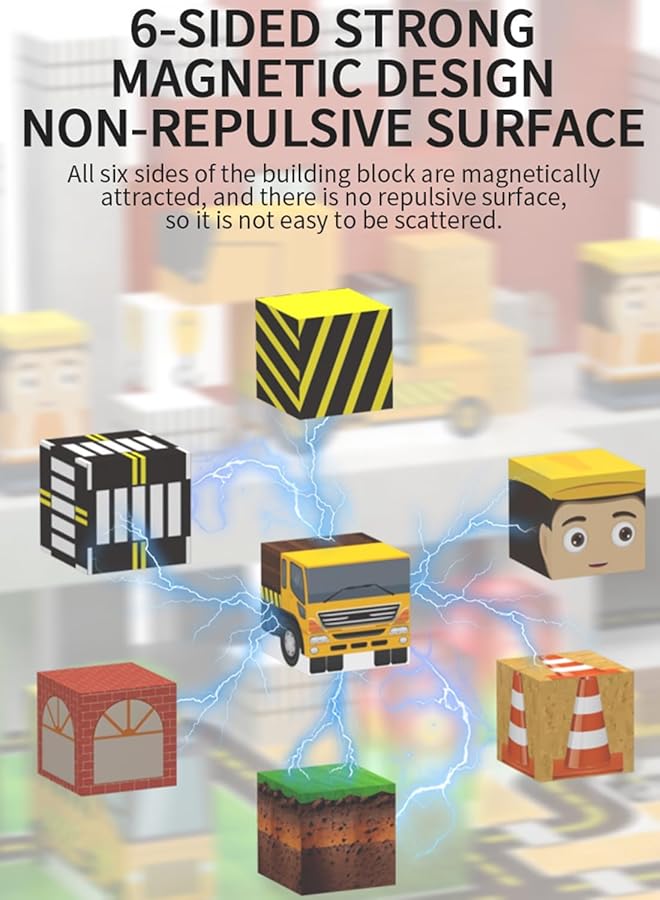 Beauenty 138Pcs Blocks For Boys & Girls Age 3 8 Stem Montessori Sensory Toys For Toddlers Gifts For 3+ Years Old Kids 2Cm Building Cubes Must Haves Construction Toys (Style 4) - Image 5