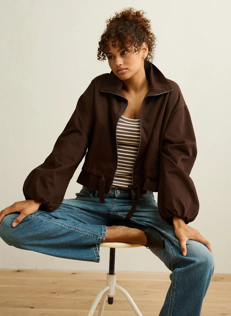 AE Funnel Neck Bomber Jacket