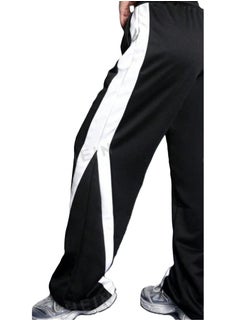 Casual trousers with modern colors wide size for women in large sizes colored block side simple and comfortable
