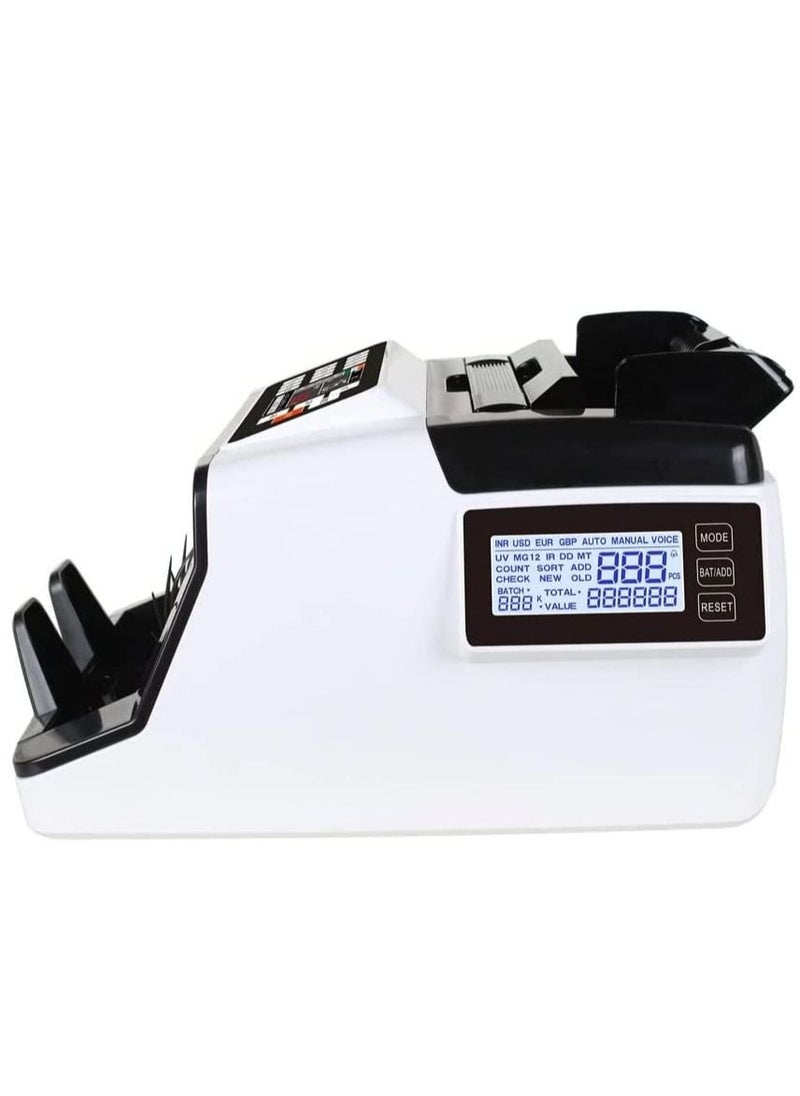 Crony - AL-7200 Currency Counter With Rechargeable Battery Single Denomination Value Counter With Screen - Image 1