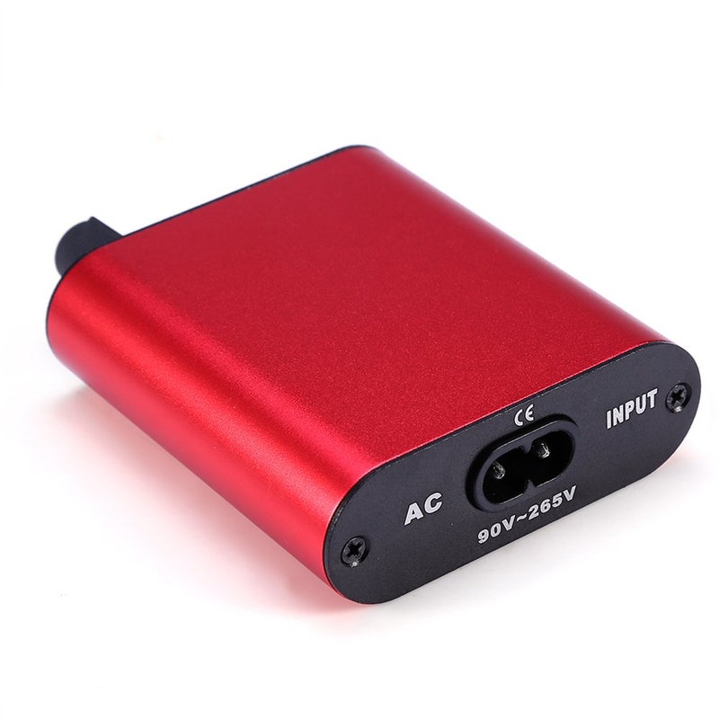 klarako Tattoo Power Supply for Rotary Coil Machine Gun, Portable Mini Aluminium Power Supply Tattoo Accessory for Tattoo Artists(Black) - Image 4