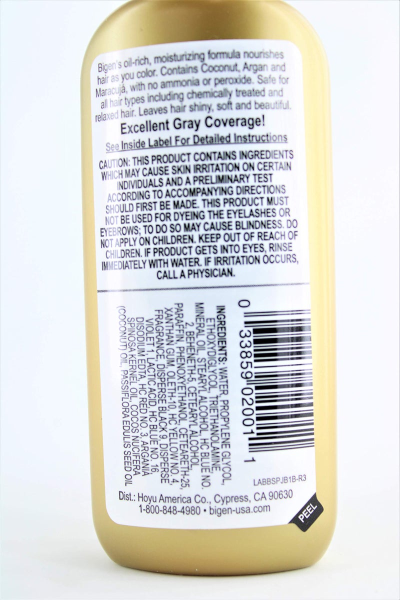 Bigen JB1 Jet Black Bigen Semi Permanent Hair Color, 3 Fl Oz (Pack of 1) - Image 4