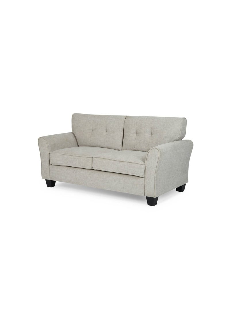 Pan Home Damask 2 Seater Sofa Beige - Image 5
