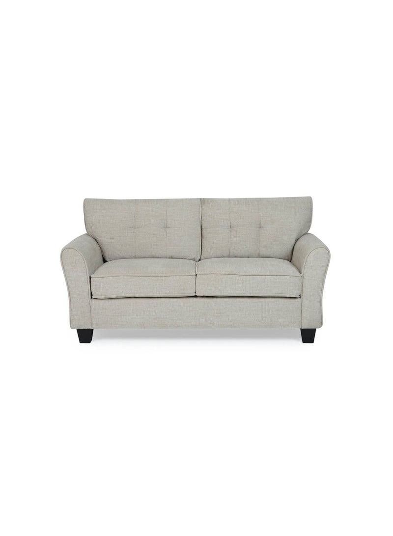 Pan Home Damask 2 Seater Sofa Beige - Image 4