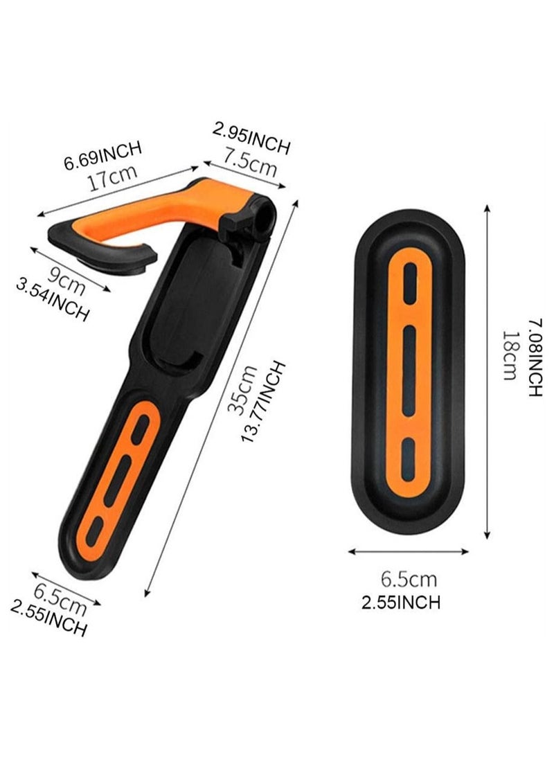 SYOSI Bike Wall Mount, Enhanced Bike Storage Rack Hooks Adjustable Saving Space Bicycle Hanging Stand Bike Wall Storage Hanger Hook Vertical Bicycle Depot Wall Hanger with Screw  - Image 4