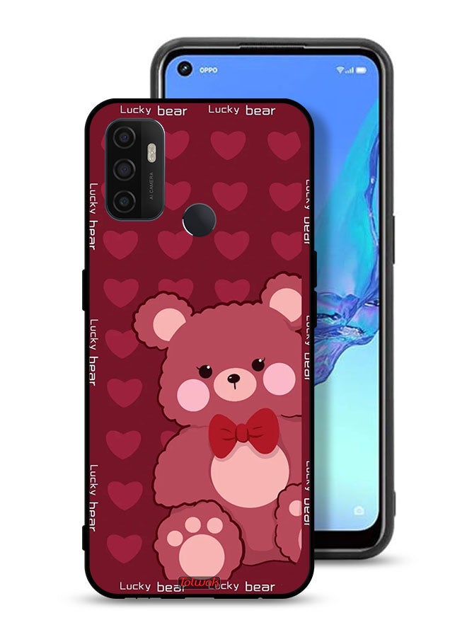 Tolwak Oppo A33 (2020) Protective Case Cover Lucky Bear - Image 1